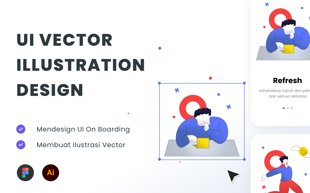 Kelas UI Vector Illustration Design di BuildWithAngga